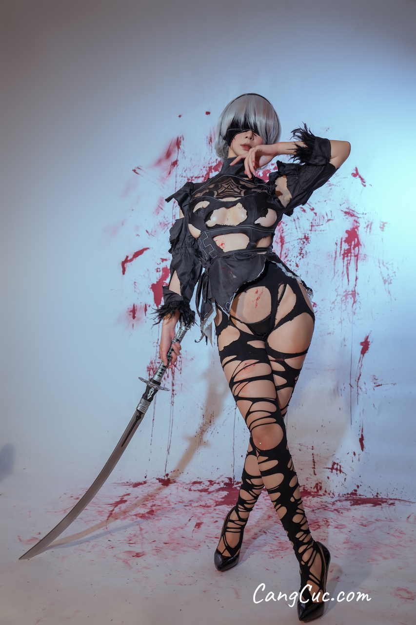 Coser@云溪溪 (Yunx1x1) & 奶桃 – 2B本 YoRHa No.2 Type B 下 ảnh 96